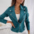 Veste en Suède Vintage pour Femme Style Cowboy