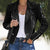 Veste en Suède Vintage pour Femme Style Cowboy