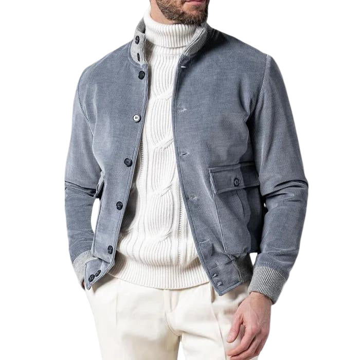 Veste en Velours Côtelé pour Hommes Moderne 0