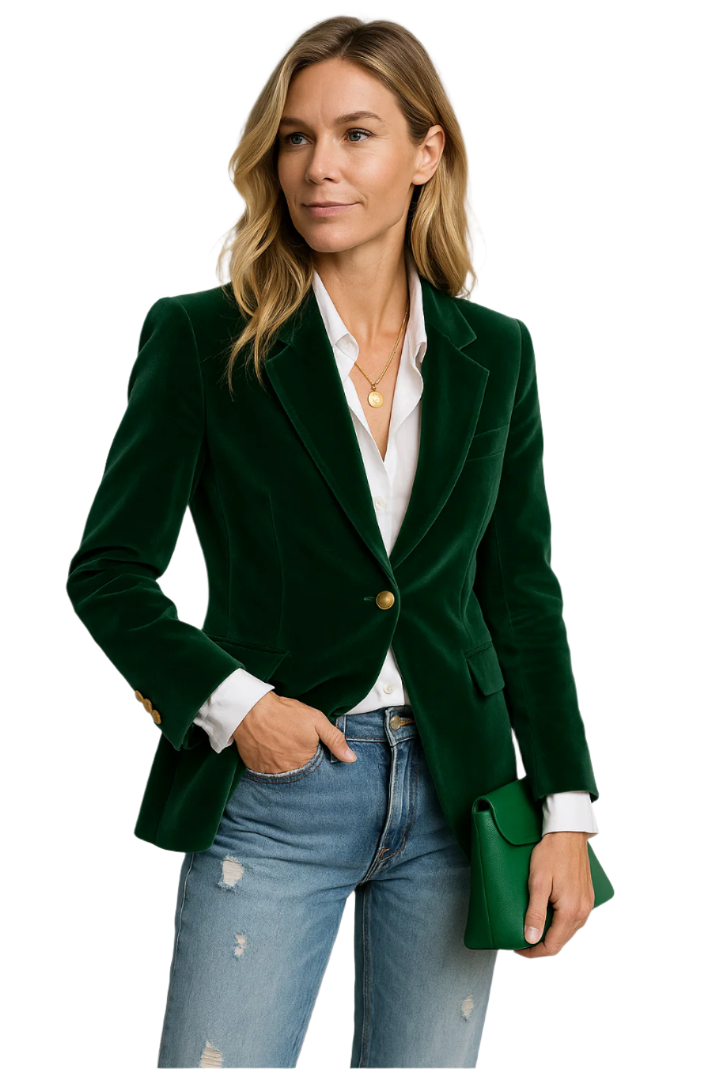 Veste en Velours pour Femmes Style Contemporain 0