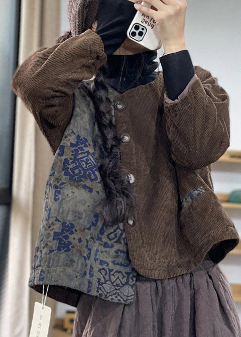 Veste femme hiver asymétrique coupe ample 1