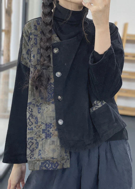 Veste femme hiver asymétrique coupe ample 2