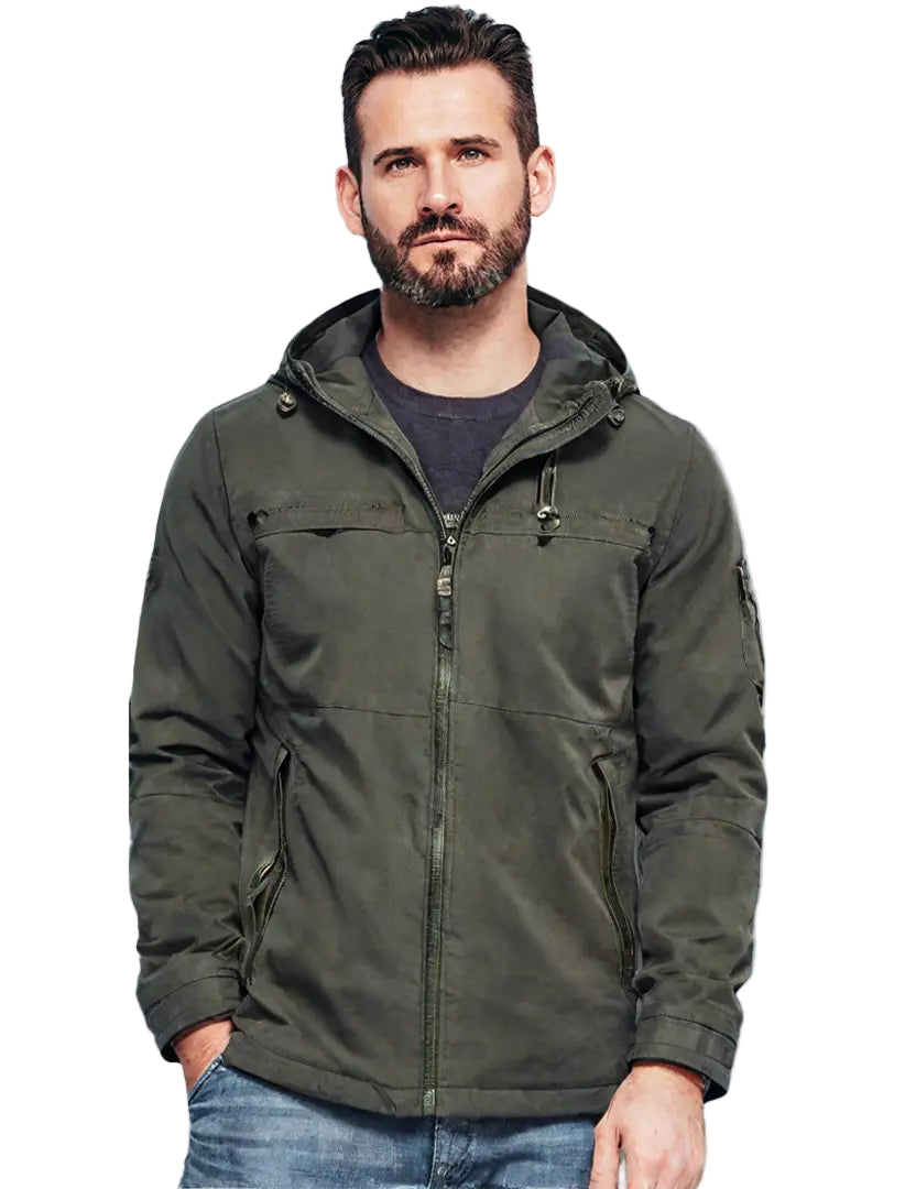 Veste pour Hommes Moderne avec Doublure Chaleureuse 1