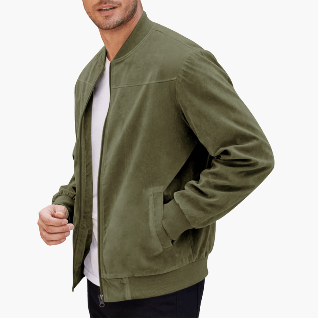 Veste pour Hommes Style Bombardier avec Poches 5