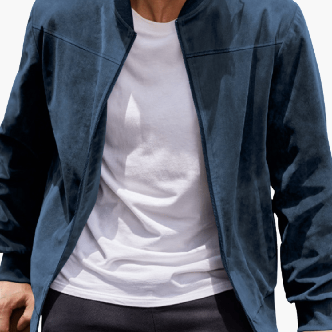 Veste pour Hommes Style Bombardier avec Poches 8