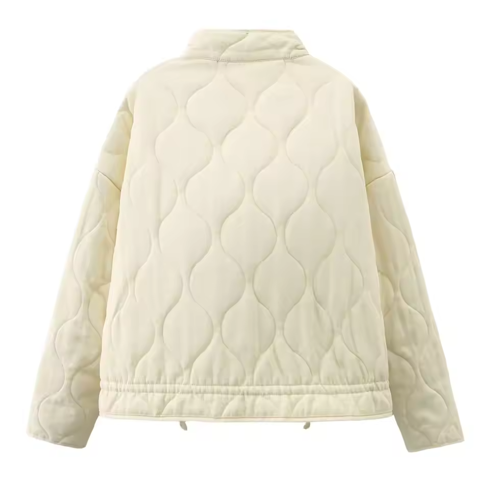 Veste pour femme avec poches et lignes droites 1