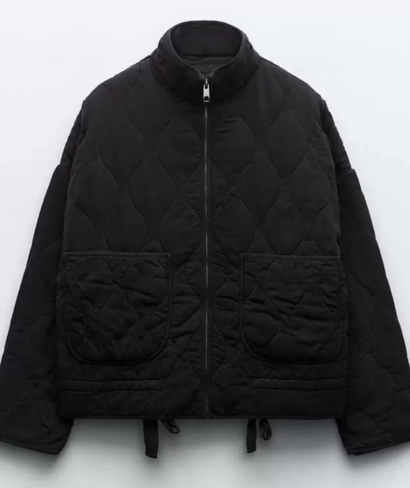 Veste pour femme avec poches et lignes droites 8