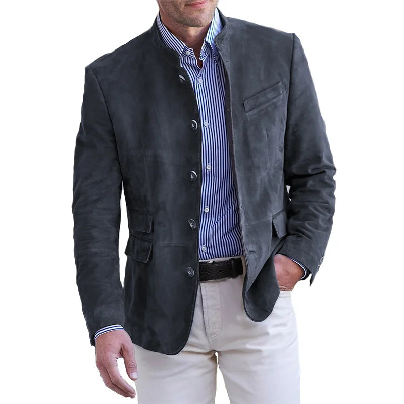 Veste pour homme à boutons et design moderne 2