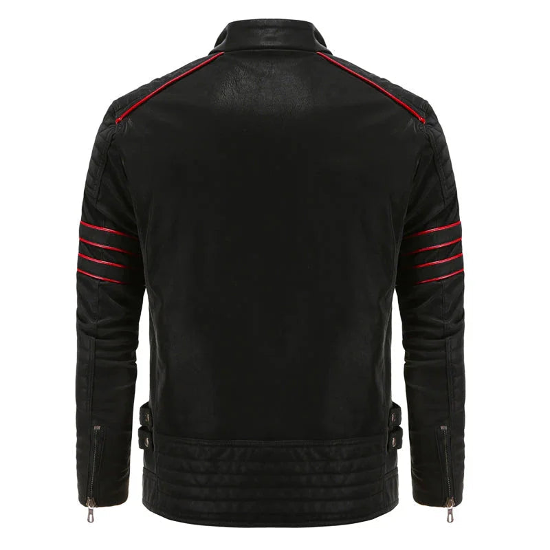 Veste pour hommes avec bordure rouge 1