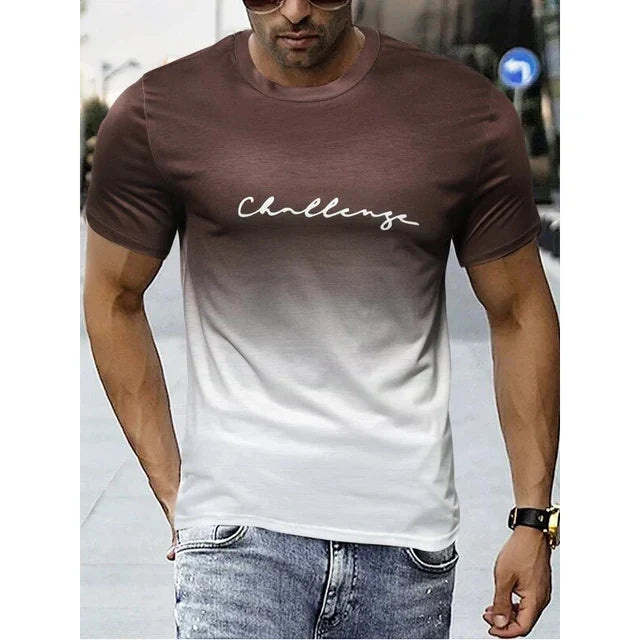 Variant image for T-shirt Homme Vintage Dégradé 100% Coton-39