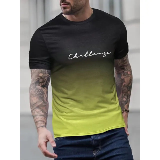 Variant image for T-shirt Homme Vintage Dégradé 100% Coton-40