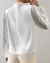 Haut Femme Élégant Col Rond Tissu Léger-3