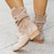 Bottes Hiver Femme Élégantes en Daim Doux à Talon Bas 5