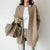 Variant image for Gilet Femme Long Boutonné en Mélange de Coton et Acrylique-21
