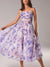 Variant image for Robe Femme Asymétrique Imprimée 100% Polyester Chic-1