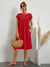 Variant image for Robe de Soirée Longue Femme en Tissu Premium Élégant-1