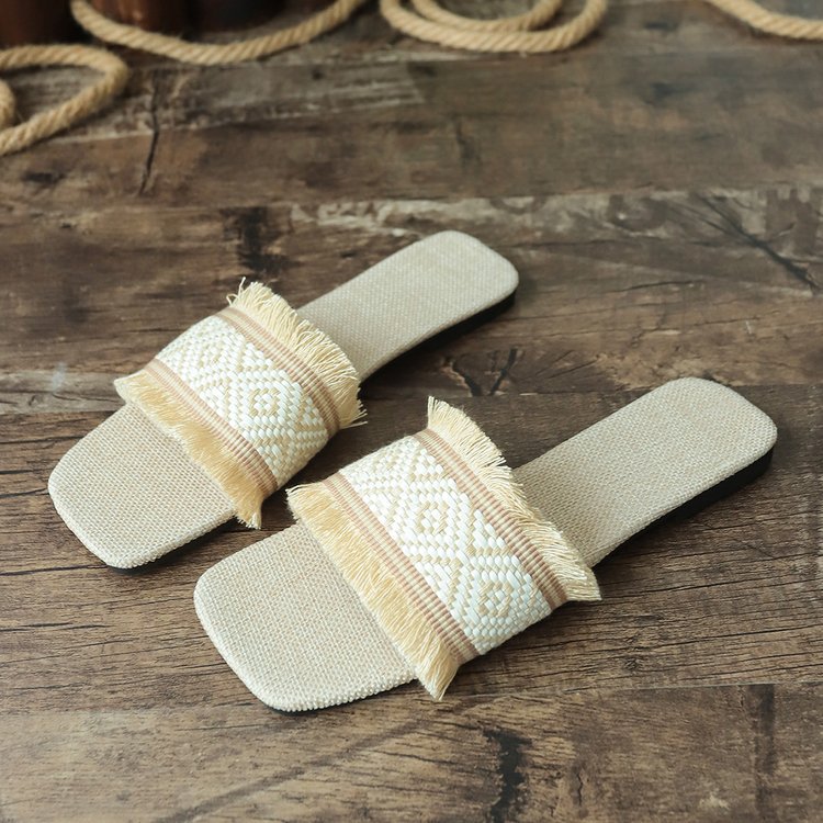 Women’s Boho Fringe Flat Sandals 2