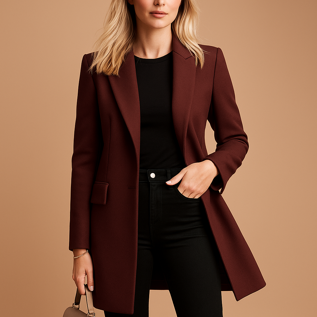 Women's Trench Coat Double-Breasted Chic 2
