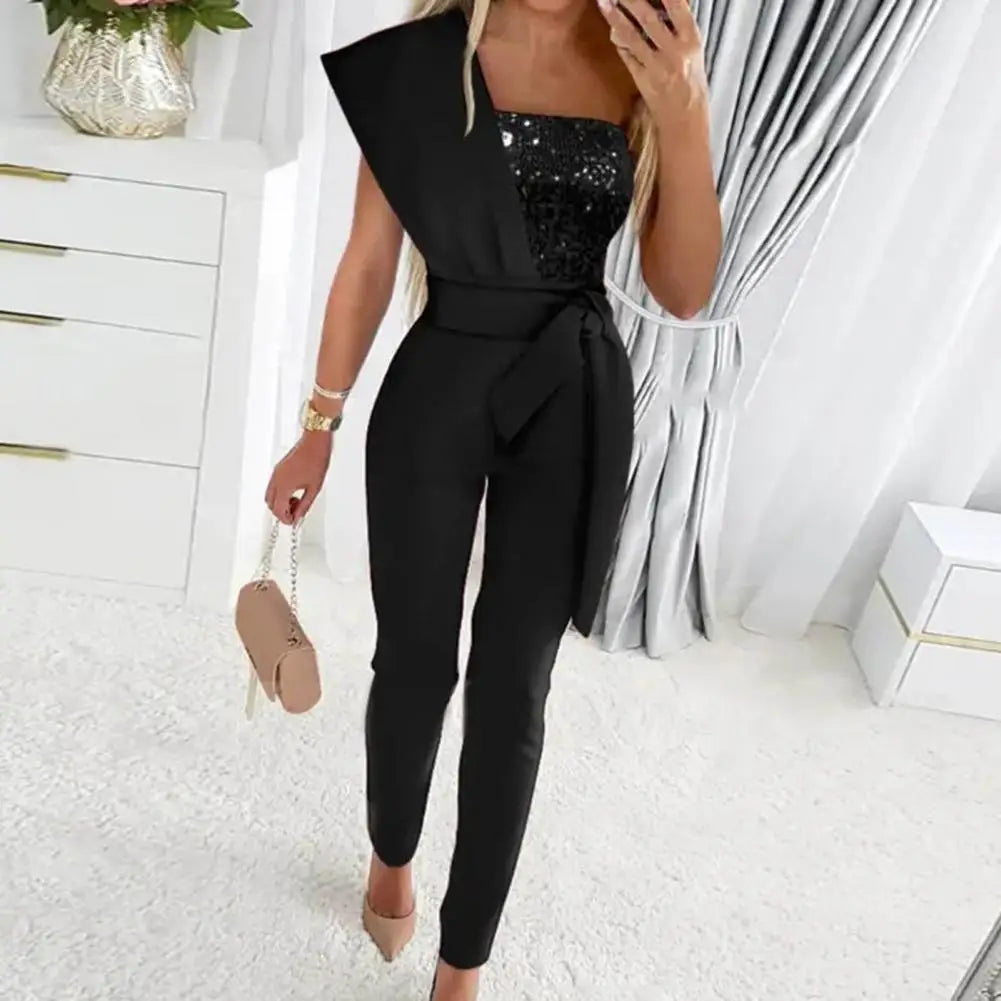 Women's Jumpsuit Patchwork Style 1