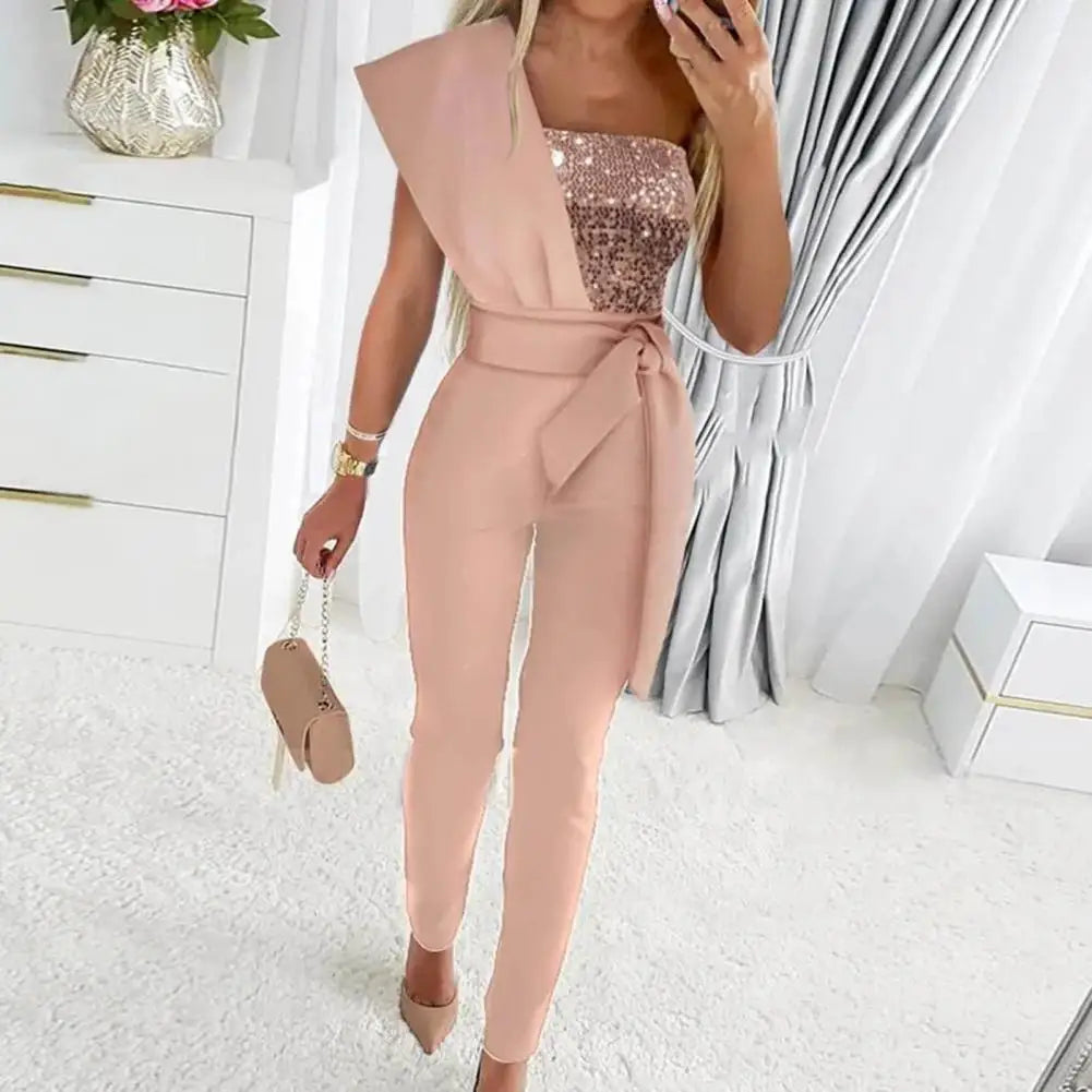 Women's Jumpsuit Patchwork Style 3