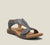 Variant image for Sandales Femme Jaunes Vintage Orthopédiques Confortables Cuir Synthétique-28