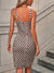 Robe Longue Femme Motif de Feuilles en Polyester Élégante et Confortable-4