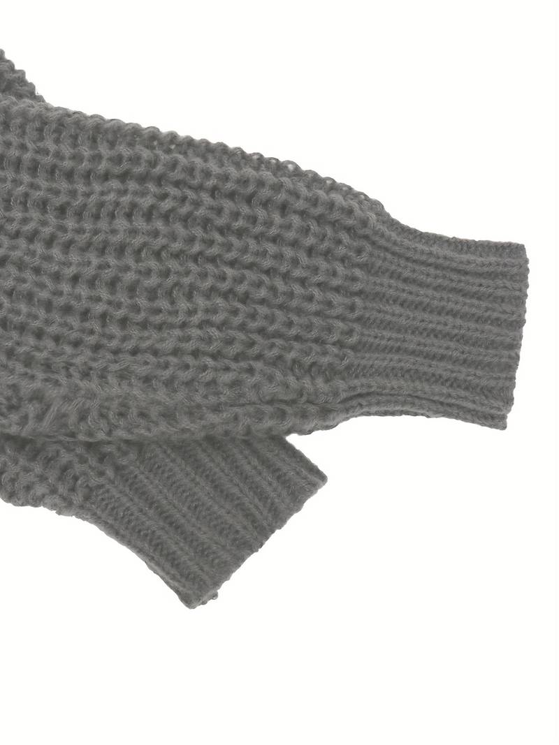 Cardigan Homme Classique en Tricot Acrylique-5