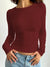 Variant image for Tee Shirt Manche Longue Femme Décolleté Rond 100% Coton-33