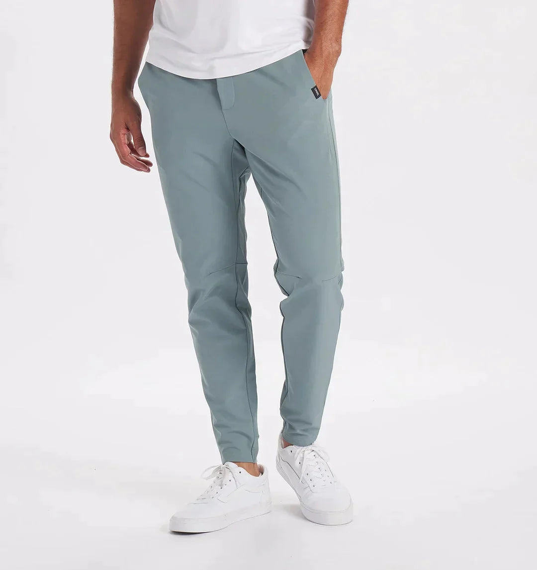 Variant image for Pantalon Chino Homme Élégant Style Italien Polyester Viscose-1