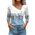 Chemisier Femme Élégant à Imprimé Floral Manches Longues 1