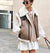 Gilet Long Femme Chic en Mélange de Laine pour Automne 1