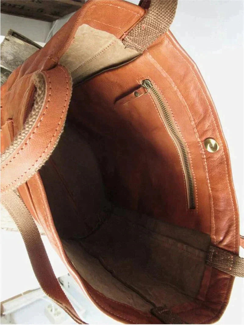 Sac à main femme Cuir Végétalien Design Moderne et Spacieux 6