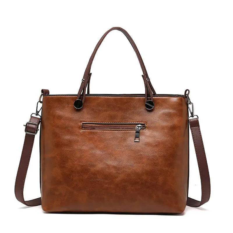 Sac à main femme en cuir élégant et spacieux avec bandoulière ajustable 5