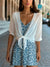 Chemisier Femme Chic Ouvert Aéré Tissu Léger-4
