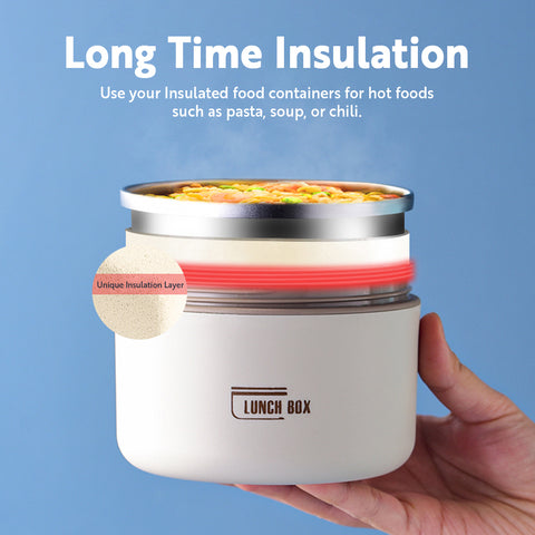 Boîte à Lunch Isotherme Multi-Couches Acier Inoxydable 1,5 L-4