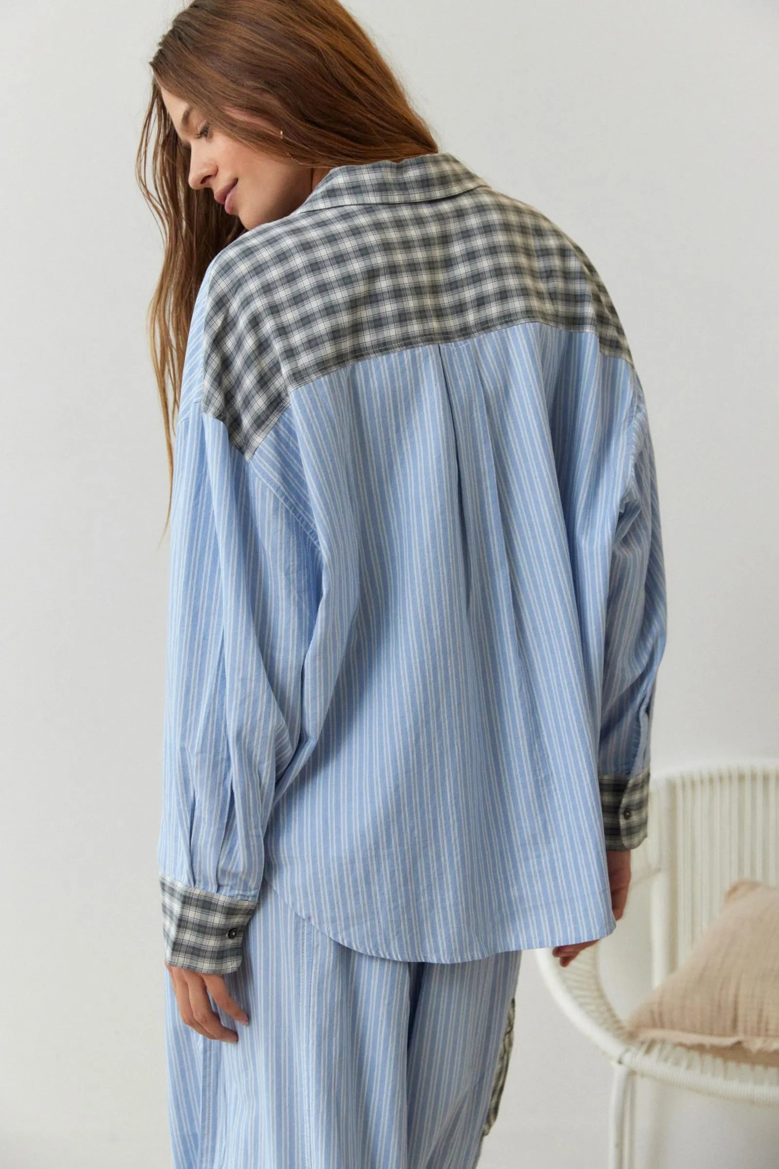 Pyjama Femme Hiver Confortable en Fausse Fourrure avec Poches 3