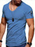 Variant image for T-Shirt Homme Décontracté Col en V 100% Coton-11