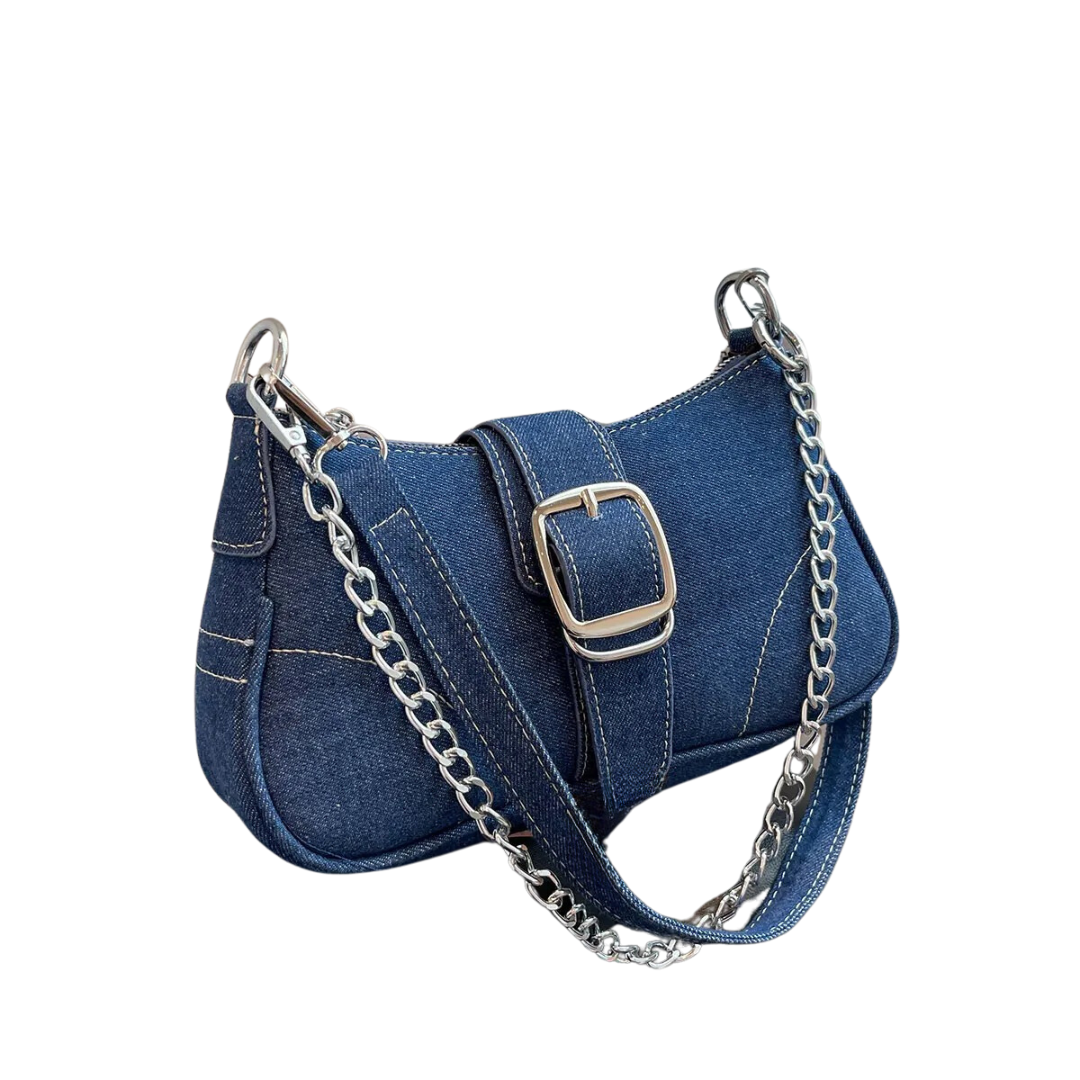 Sac à bandoulière en denim pour femmes