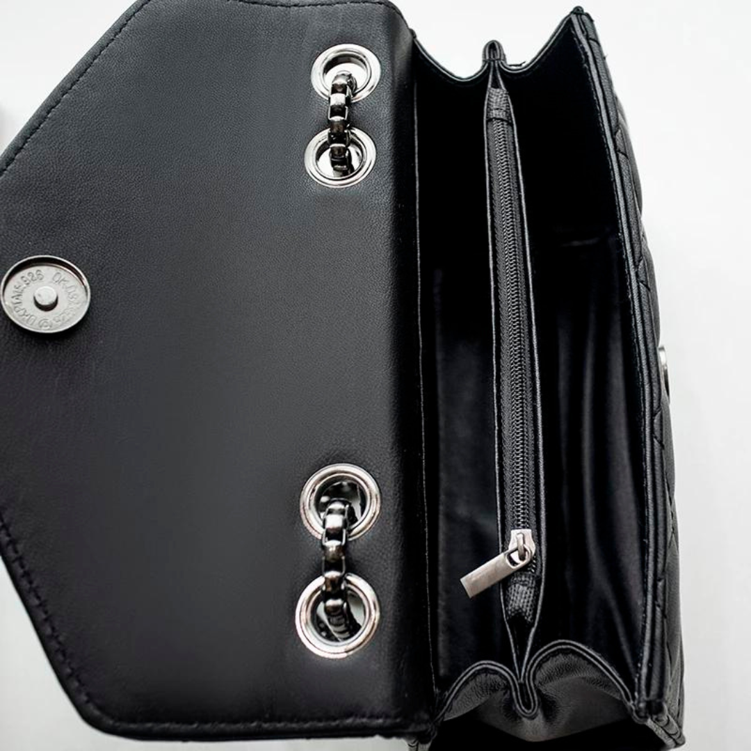 Sac à main matelassé de luxe à gland