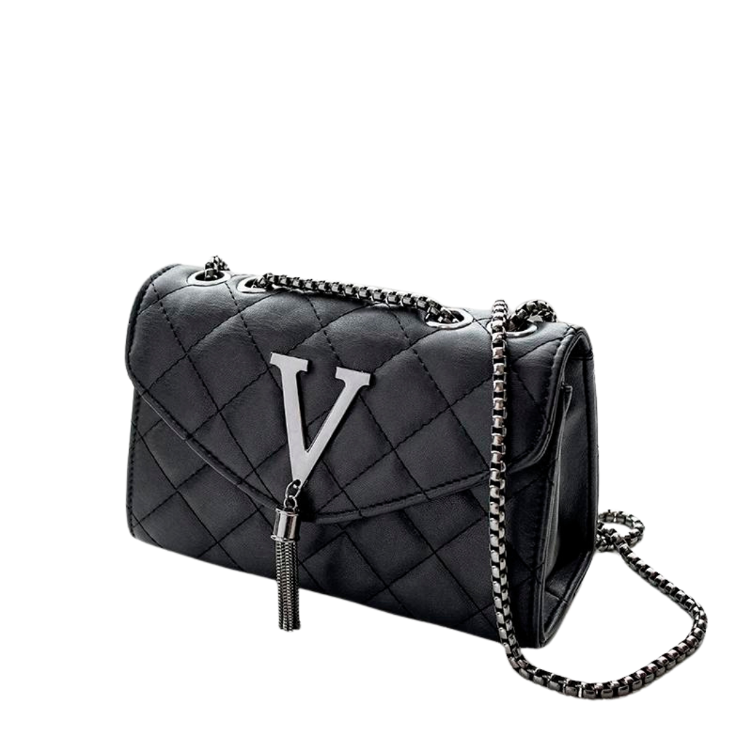 Sac à main matelassé de luxe à gland