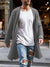 Cardigan Homme Classique en Tricot Acrylique-2