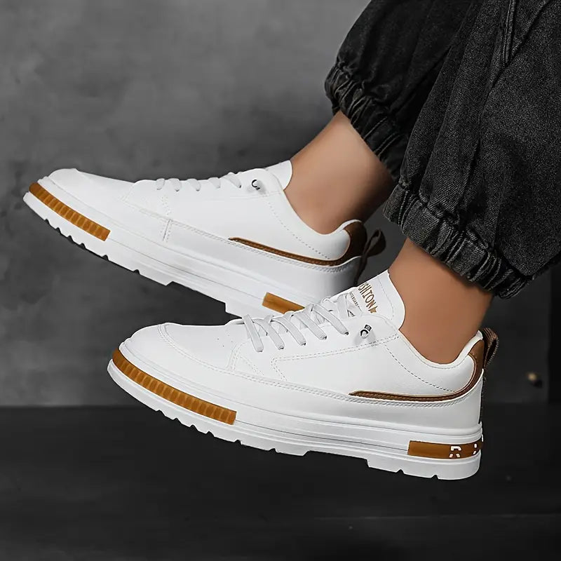 Baskets Pour Hommes Confortables en Plein Air Tissu Respirant Semelle Antidérapante-5