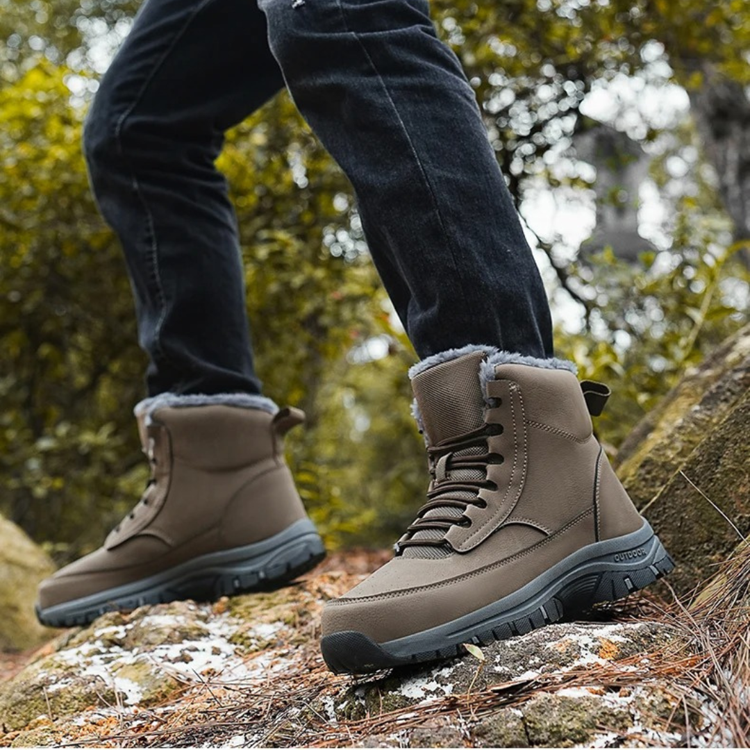 Bottes de neige avec fourrure pour hommes