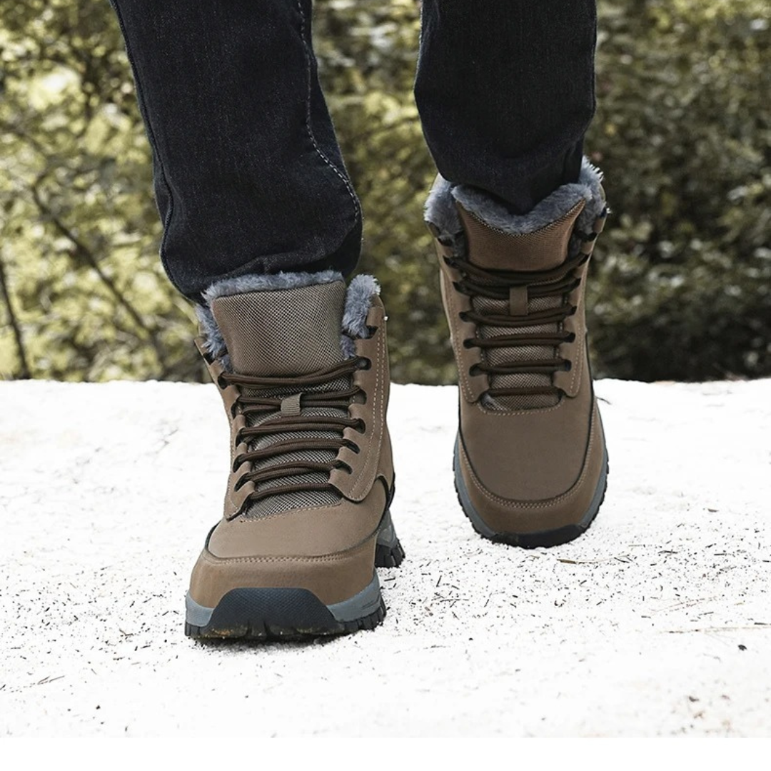 Bottes de neige avec fourrure pour hommes