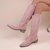 Bottes de cow-boy western brodées pour femmes