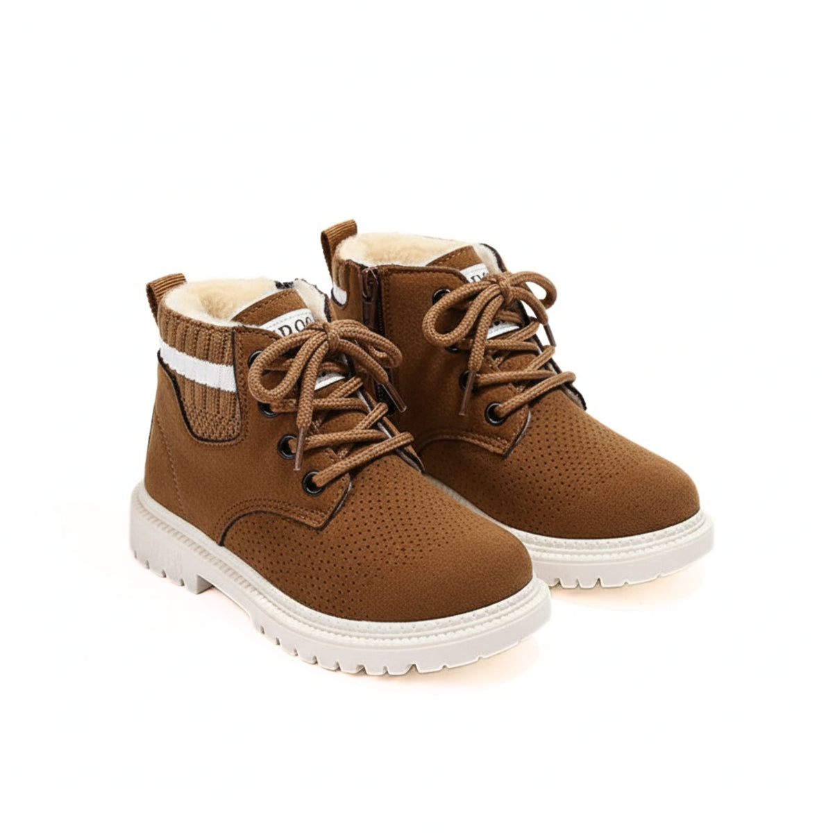 Bottes d'extérieur pour garçons avec doublure en polaire