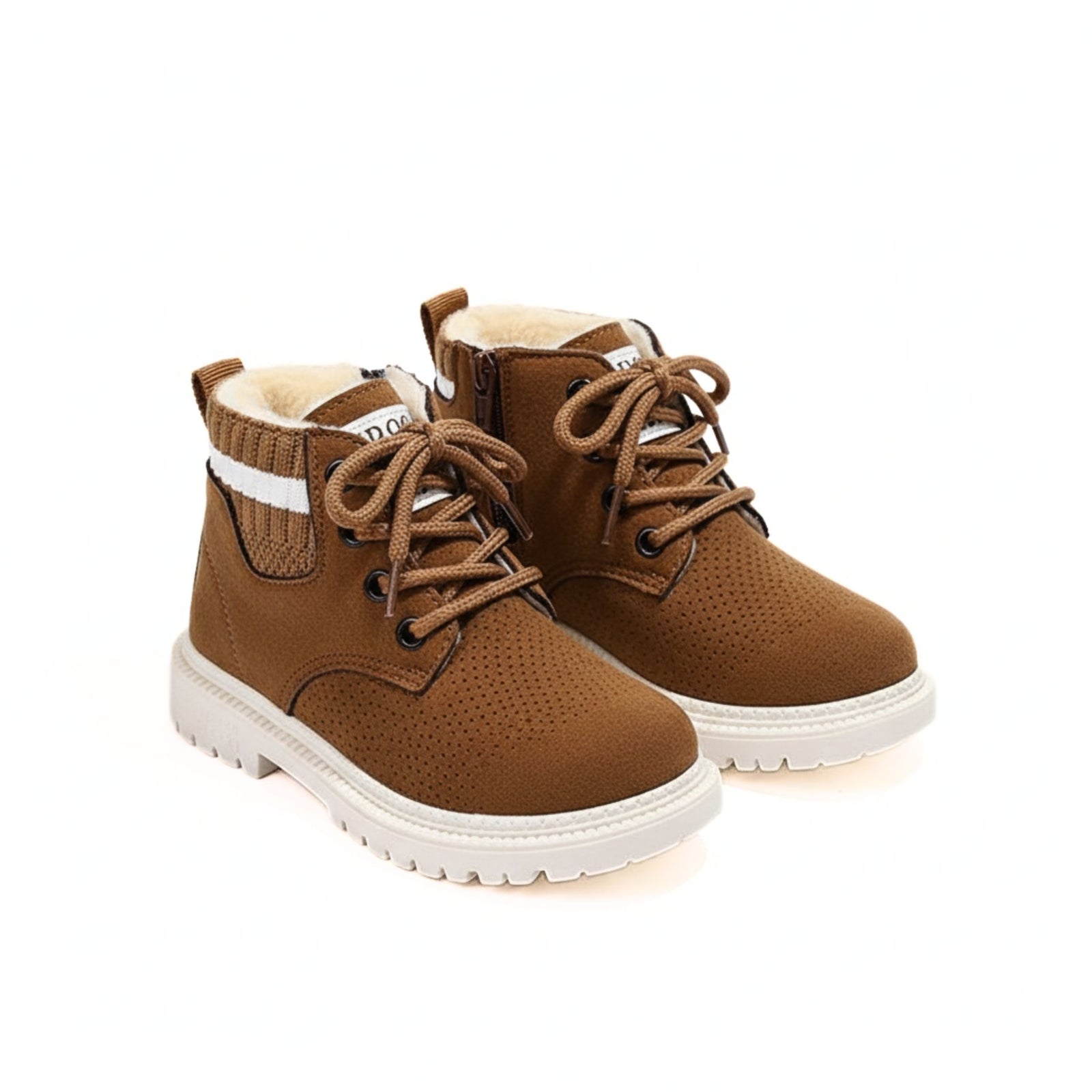 Bottes d'extérieur pour garçons avec doublure en polaire