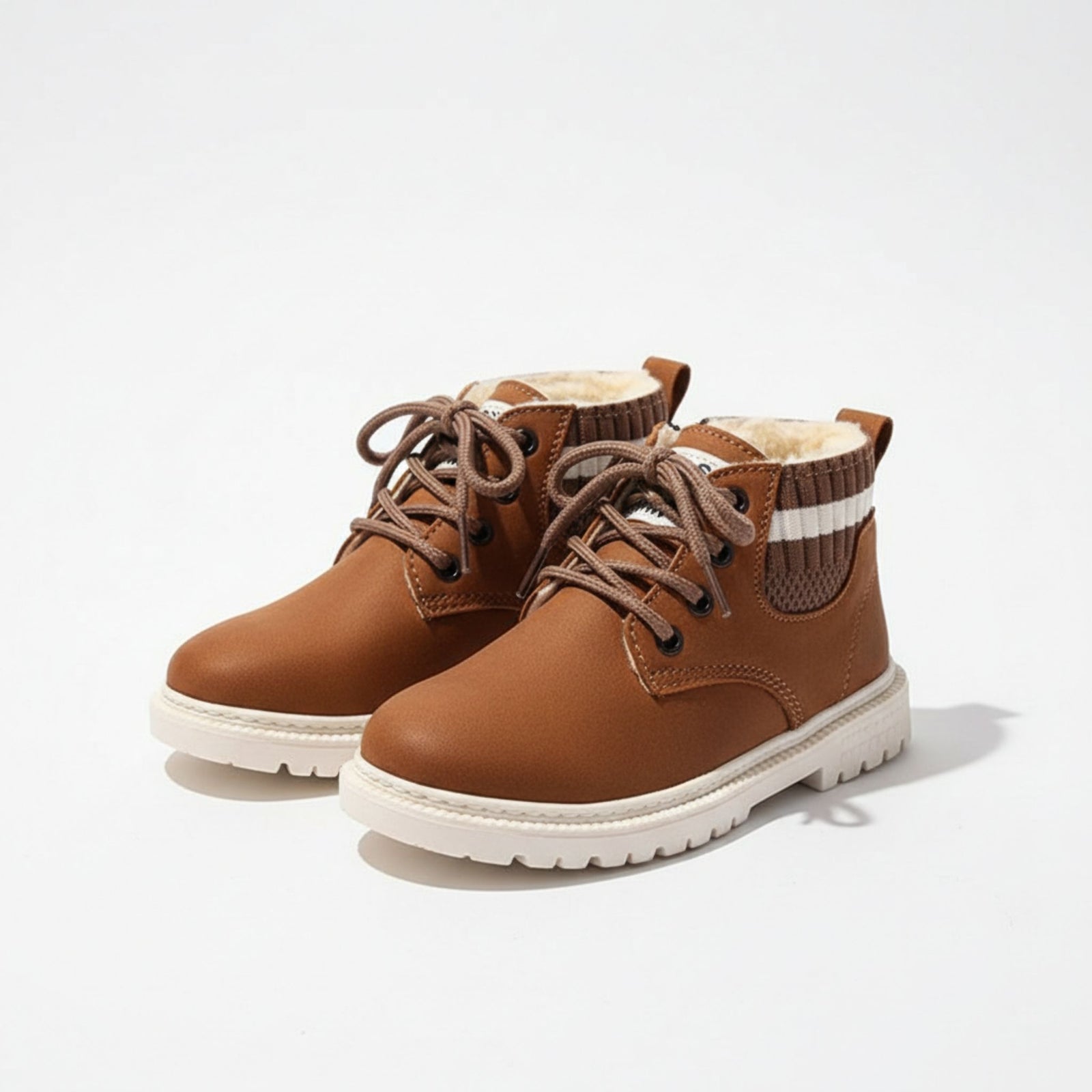 Bottes d'extérieur pour garçons avec doublure en polaire