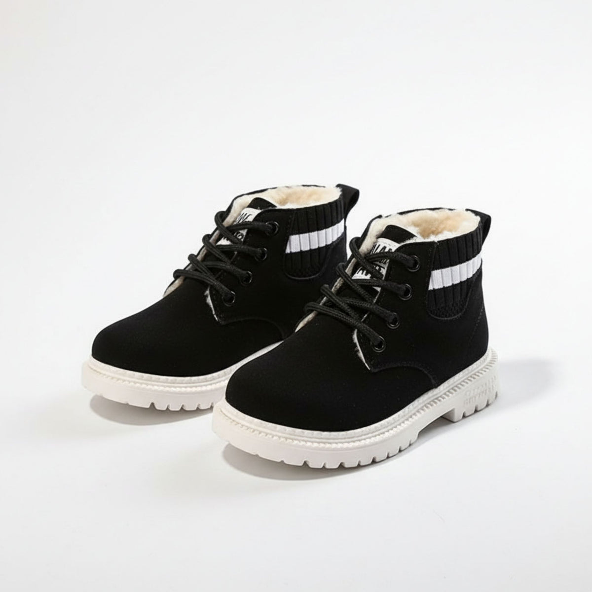 Bottes d'extérieur pour garçons avec doublure en polaire