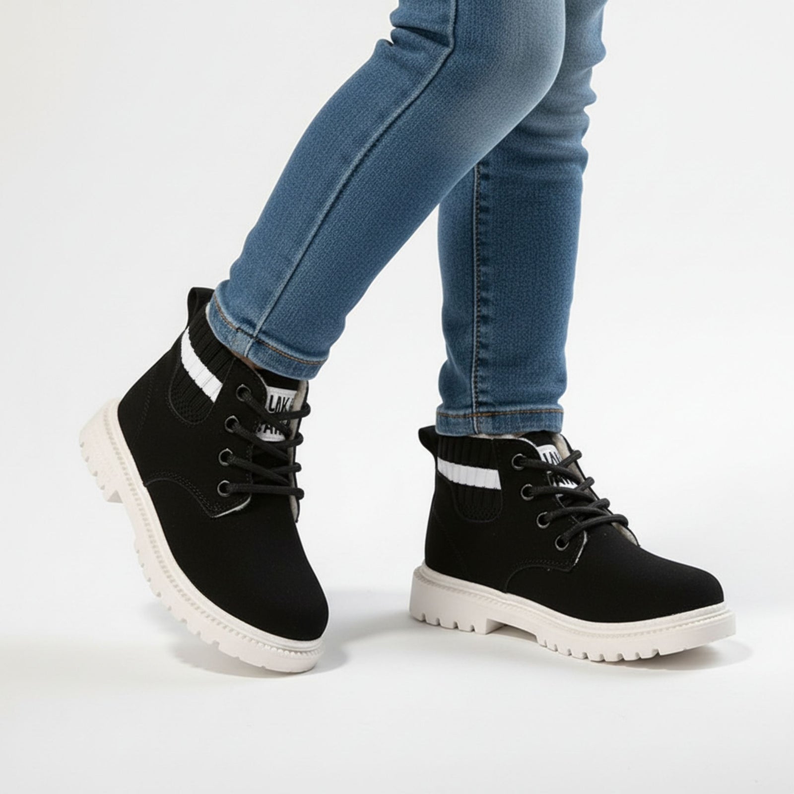 Bottes d'extérieur pour garçons avec doublure en polaire